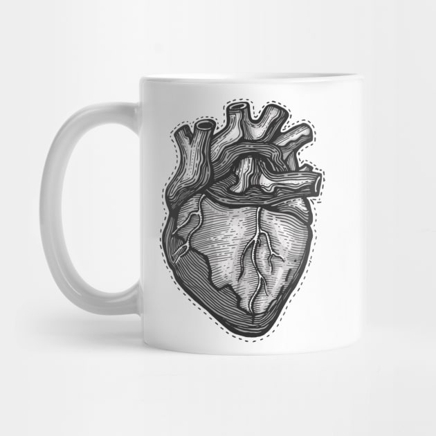 Human heart illustration by bernardojbp